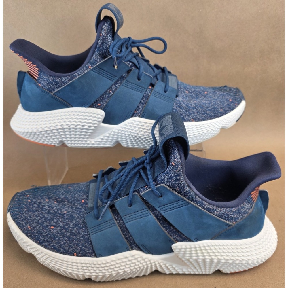 Adidas Prophere (Sz 12) Blue Night White Orange Original Yeezy Primeknit 1